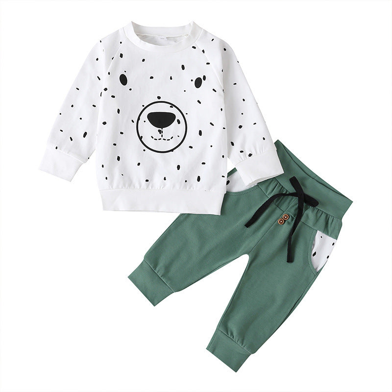 Children's Long Two Piece Bear Set