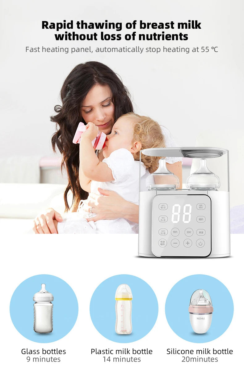 Baby Bottle Sterilizer and Temperature Control Warmer