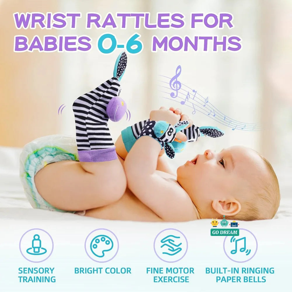 Baby Wrist Socks Rattle