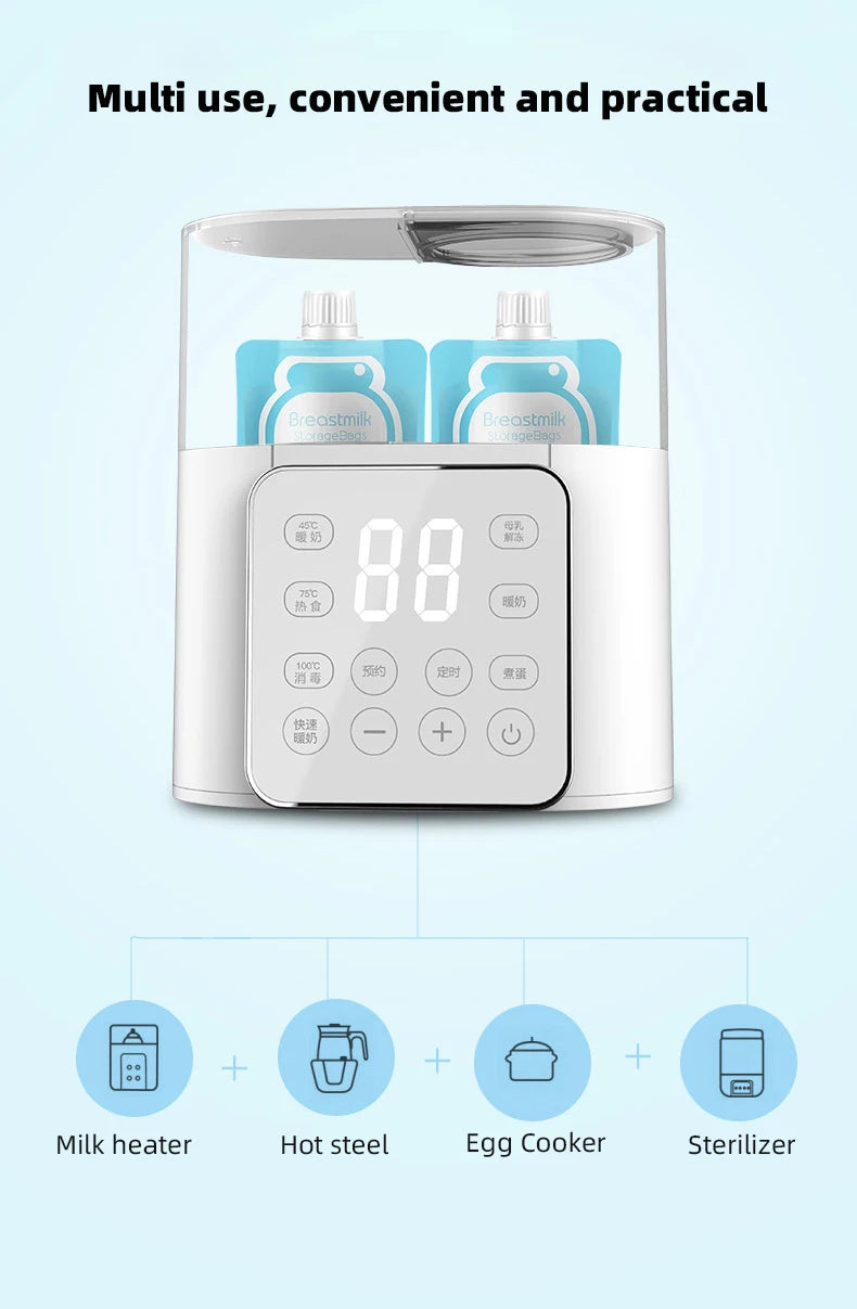 Baby Bottle Sterilizer and Temperature Control Warmer