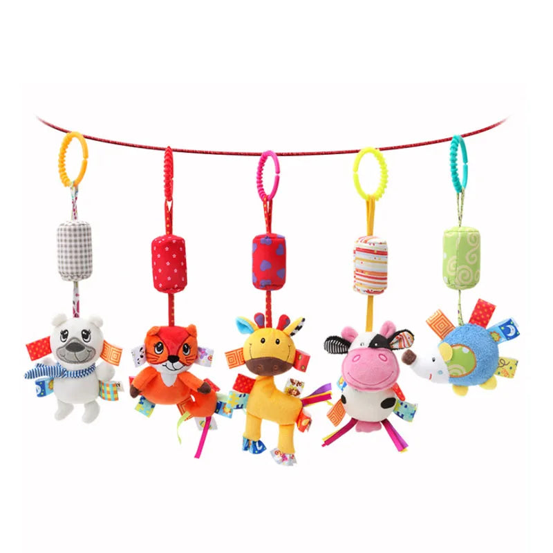 Plush Hanging Animal Rattle