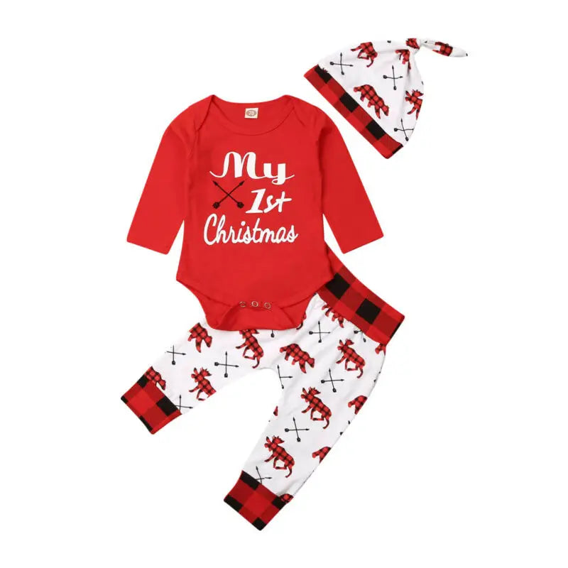 My First Christmas Newborn Matching Set