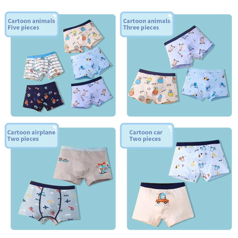 Boys 2 Pack, 3 Pack, & 5 Pack Underwear