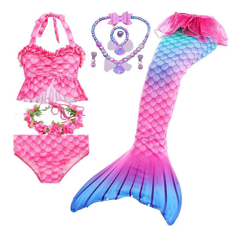 Mermaid Swim Costume with Tail