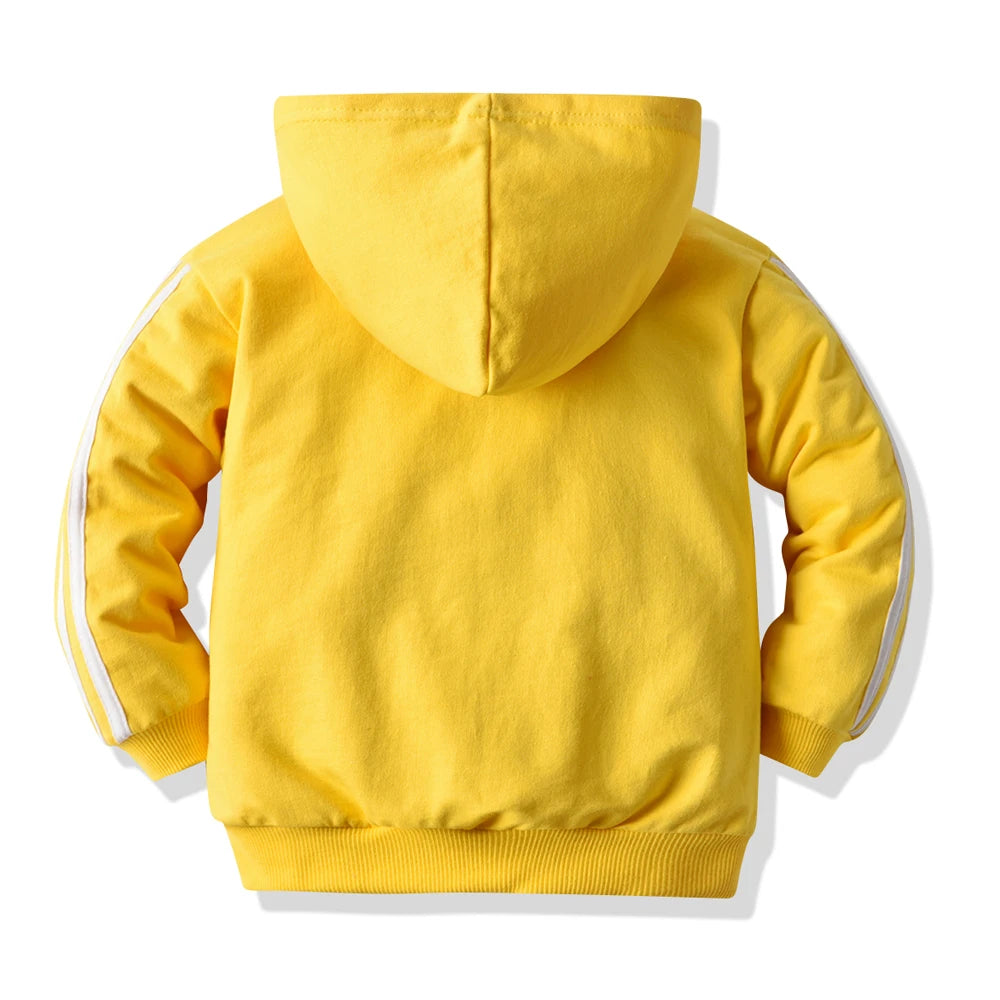 Spring/Autumn Children's Tracksuit Set – Zipper Hooded Jacket & Pants for Kids 🏃‍♂️