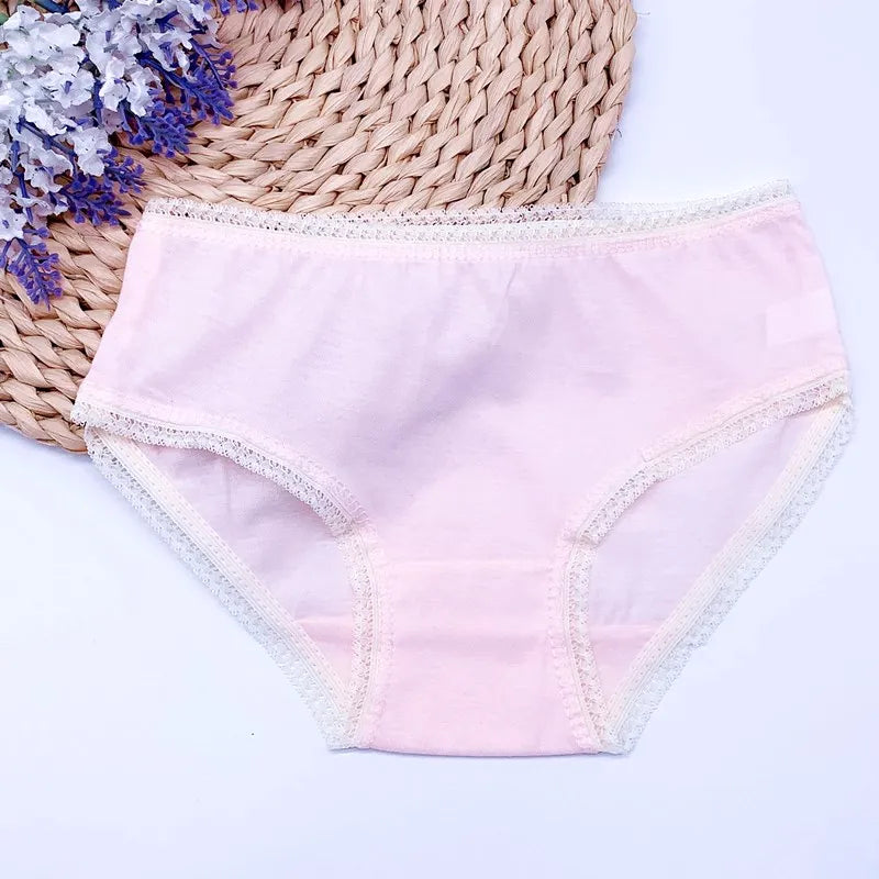 12-Piece Girls Cotton Underwear