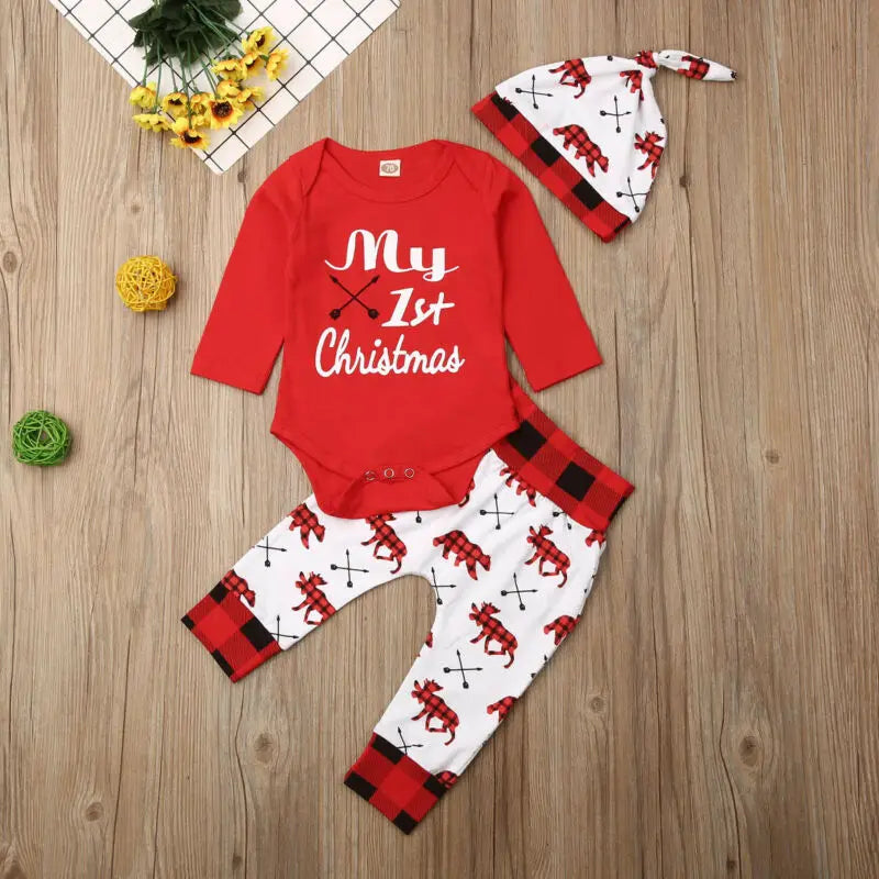 My First Christmas Newborn Matching Set