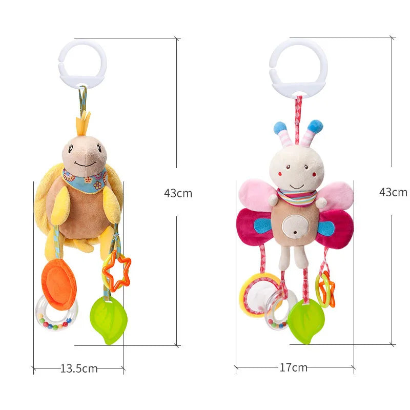 Plush Hanging Animal Rattle