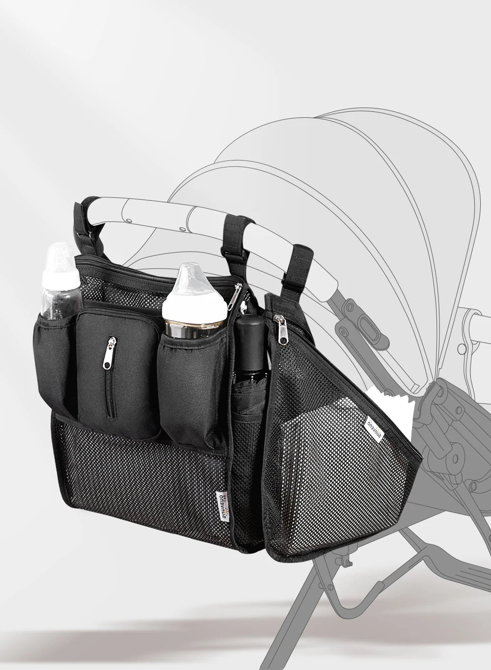 Baby Stroller Organizer Bag