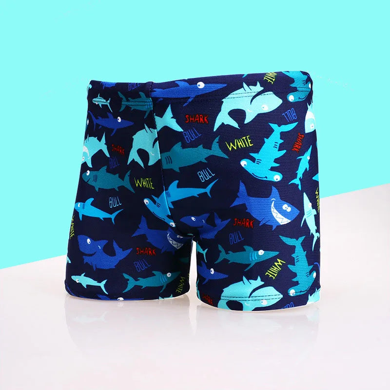 Boys' Dinosaur Shark Aqua Swim Shorts