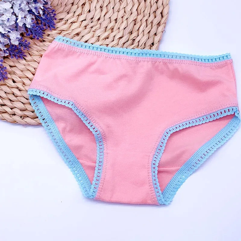 12-Piece Girls Cotton Underwear