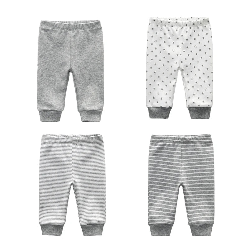 4 Piece and 5 Piece Packs Newborn Pants 0-12M