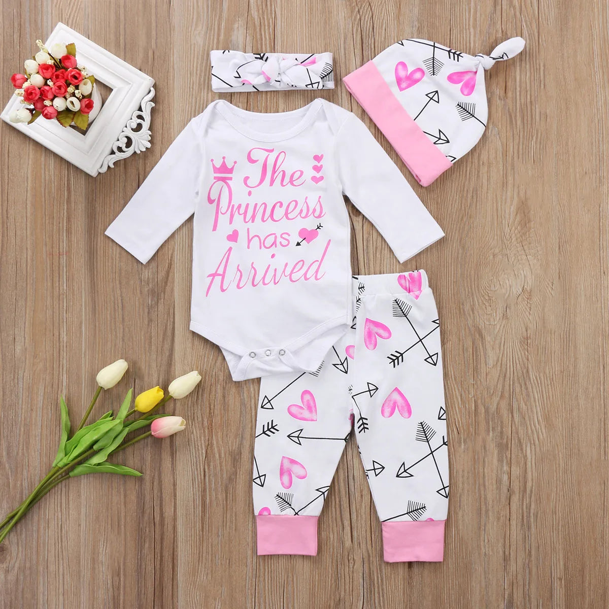 Newborn Princess Arrival Matching Set 0 to 18 Month