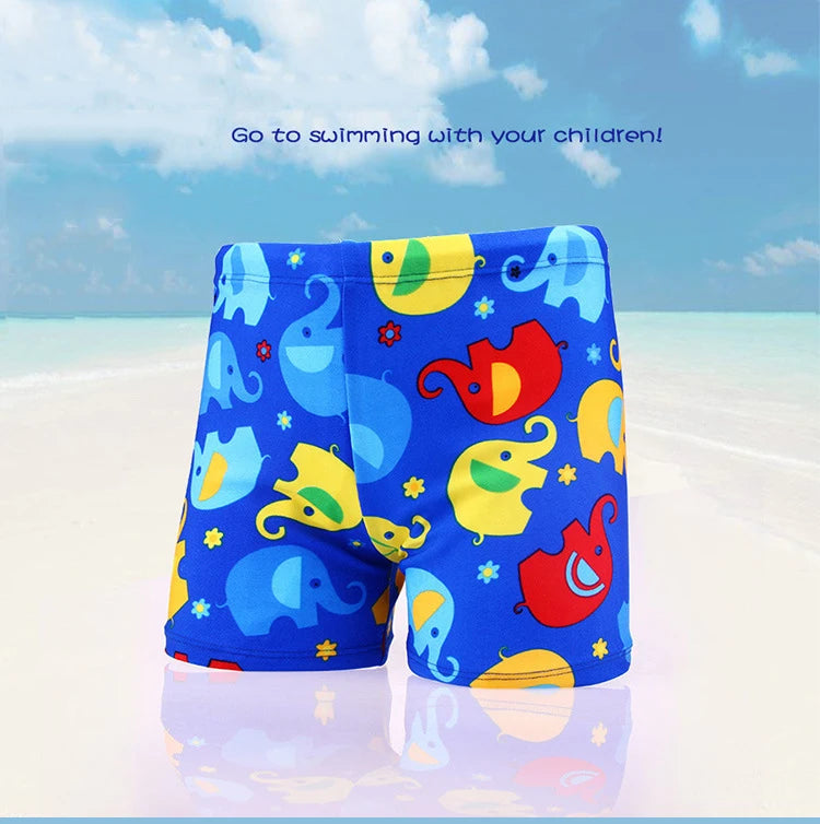 Boys' Dinosaur Shark Aqua Swim Shorts