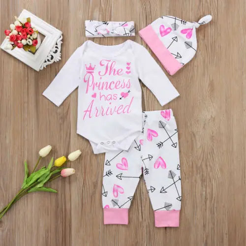 Newborn Princess Arrival Matching Set 0 to 18 Month