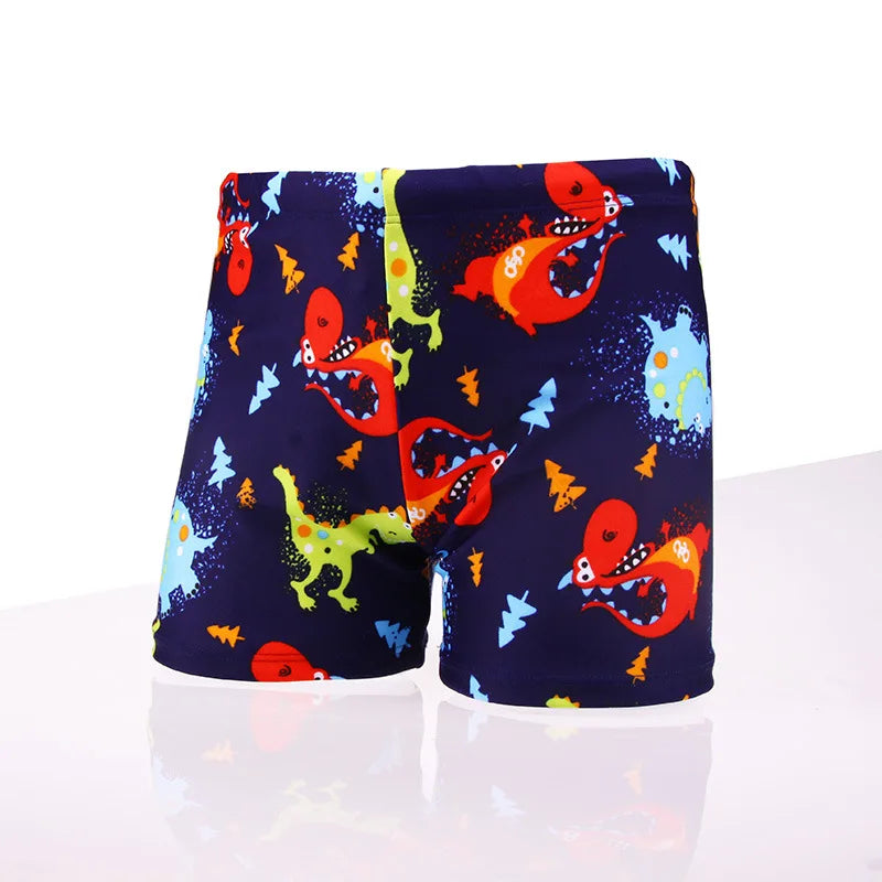 Boys' Dinosaur Shark Aqua Swim Shorts