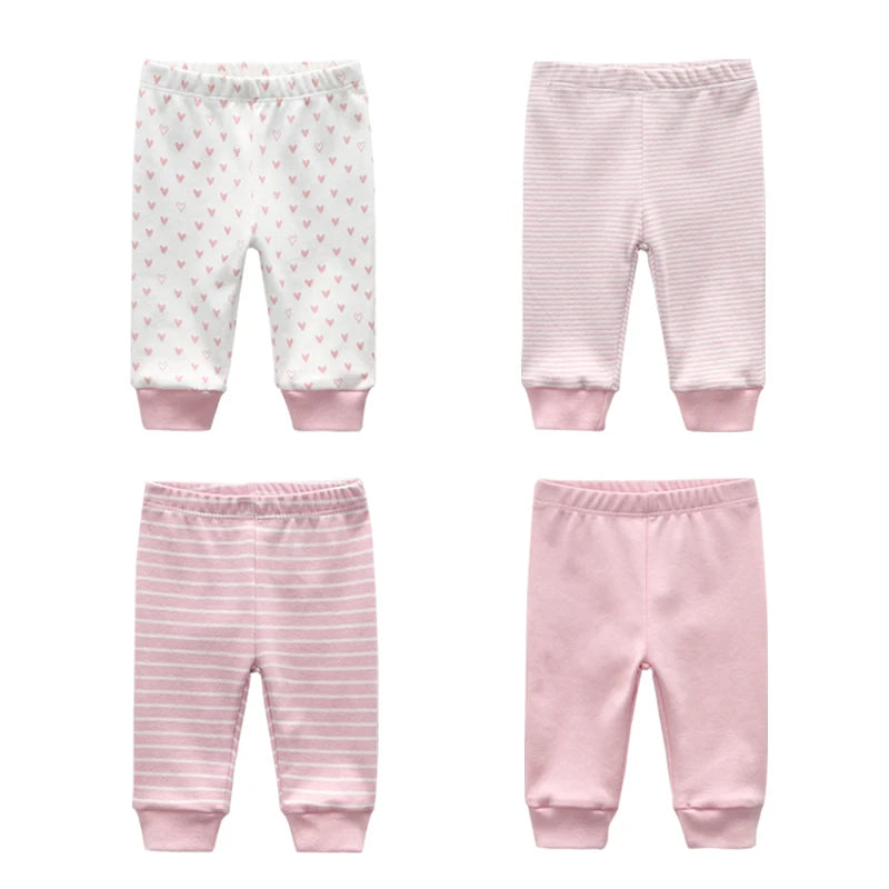 4 Piece and 5 Piece Packs Newborn Pants 0-12M