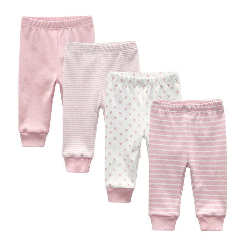 4 Piece and 5 Piece Packs Newborn Pants 0-12M