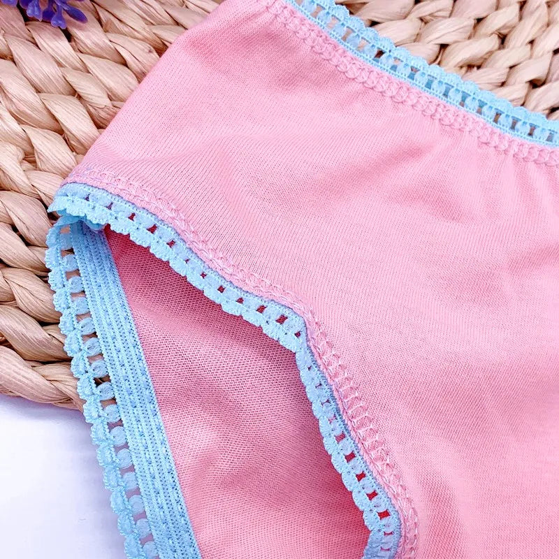 12-Piece Girls Cotton Underwear