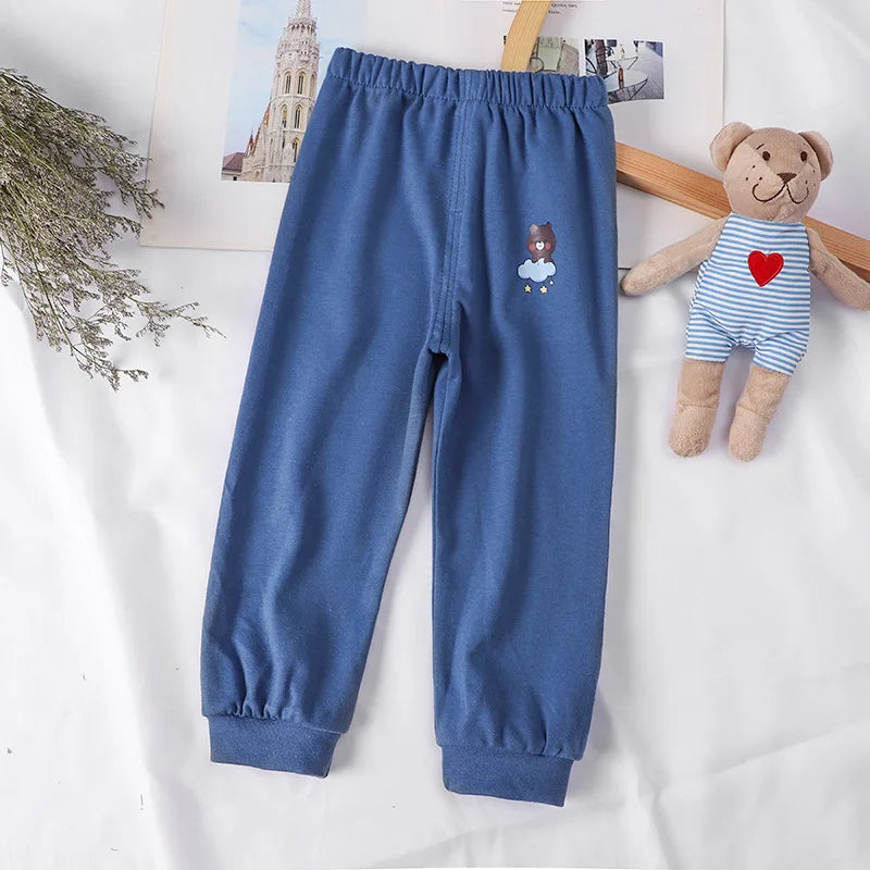 Cartoon Print Sports Jogging Pants