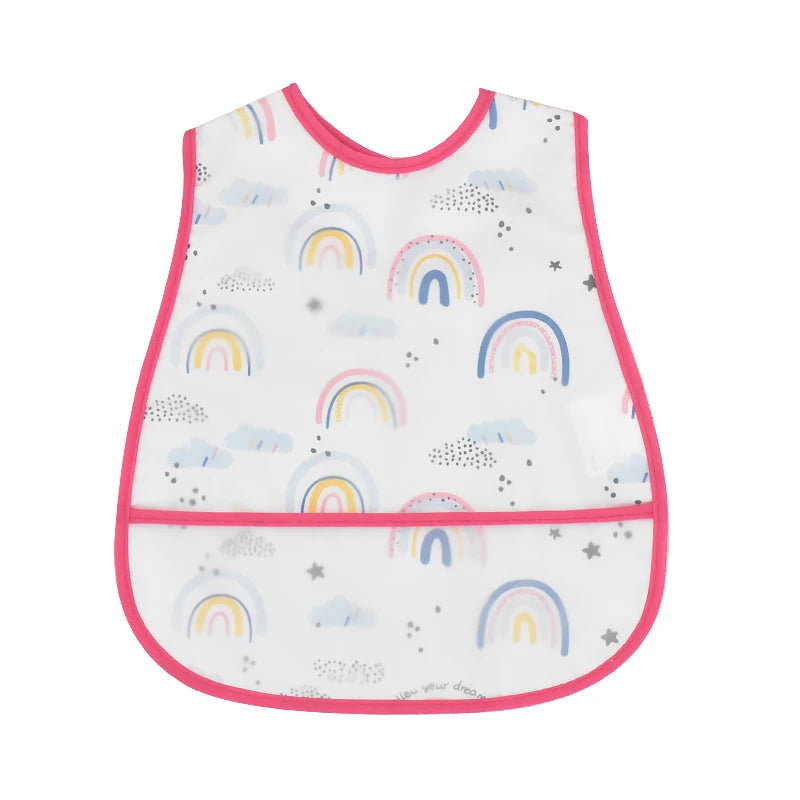 Waterproof Toddler Bib with Pocket