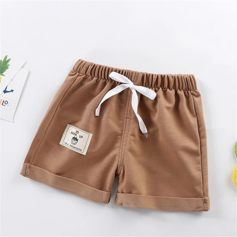 Solid Colored Summer Toddler Shorts