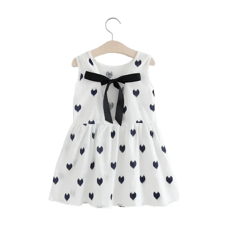 Girls' Flower Print Dress