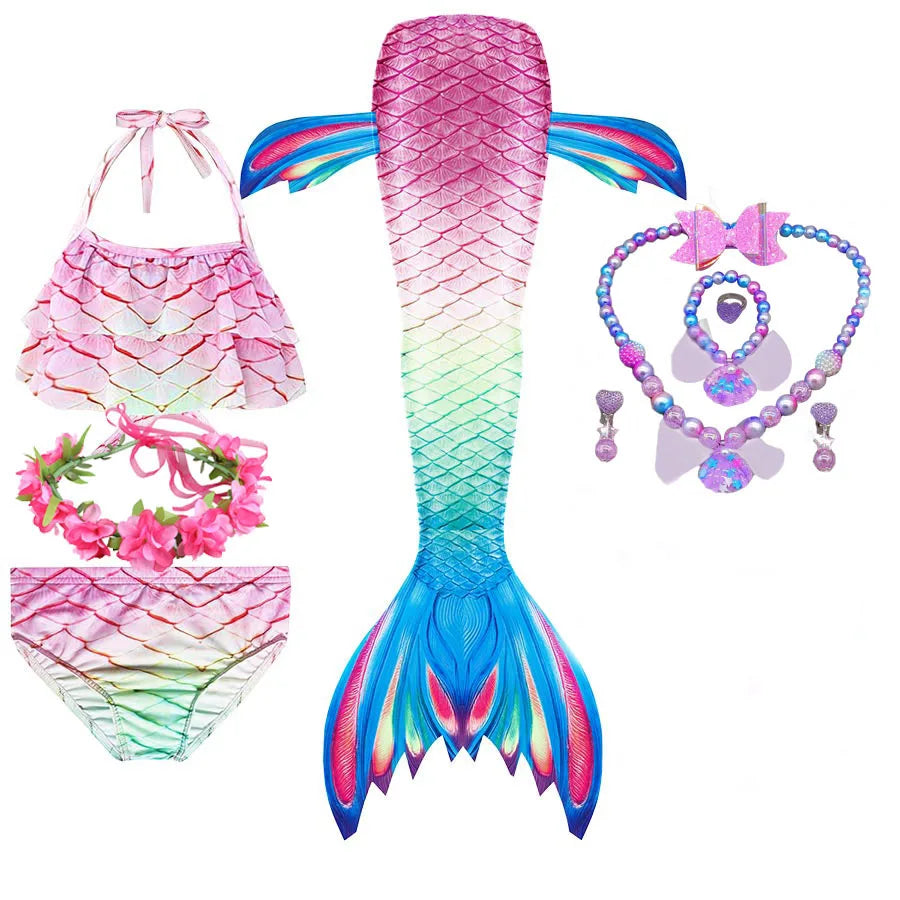 Mermaid Swim Costume with Tail