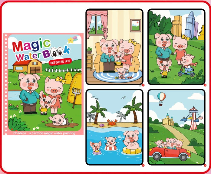 Magic Water Coloring Book