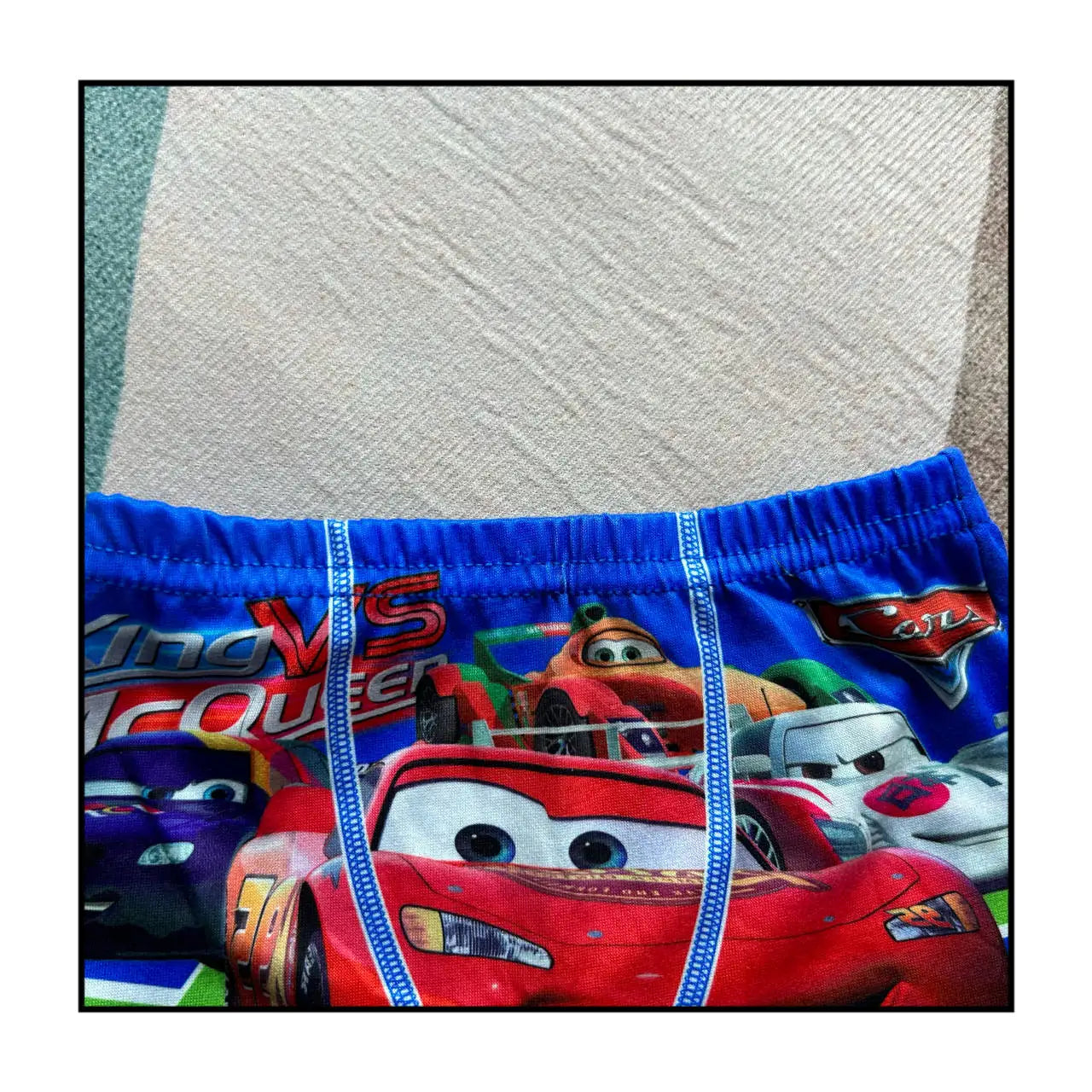 2-Piece Disney Cars Lightning McQueen Boys Boxer Briefs