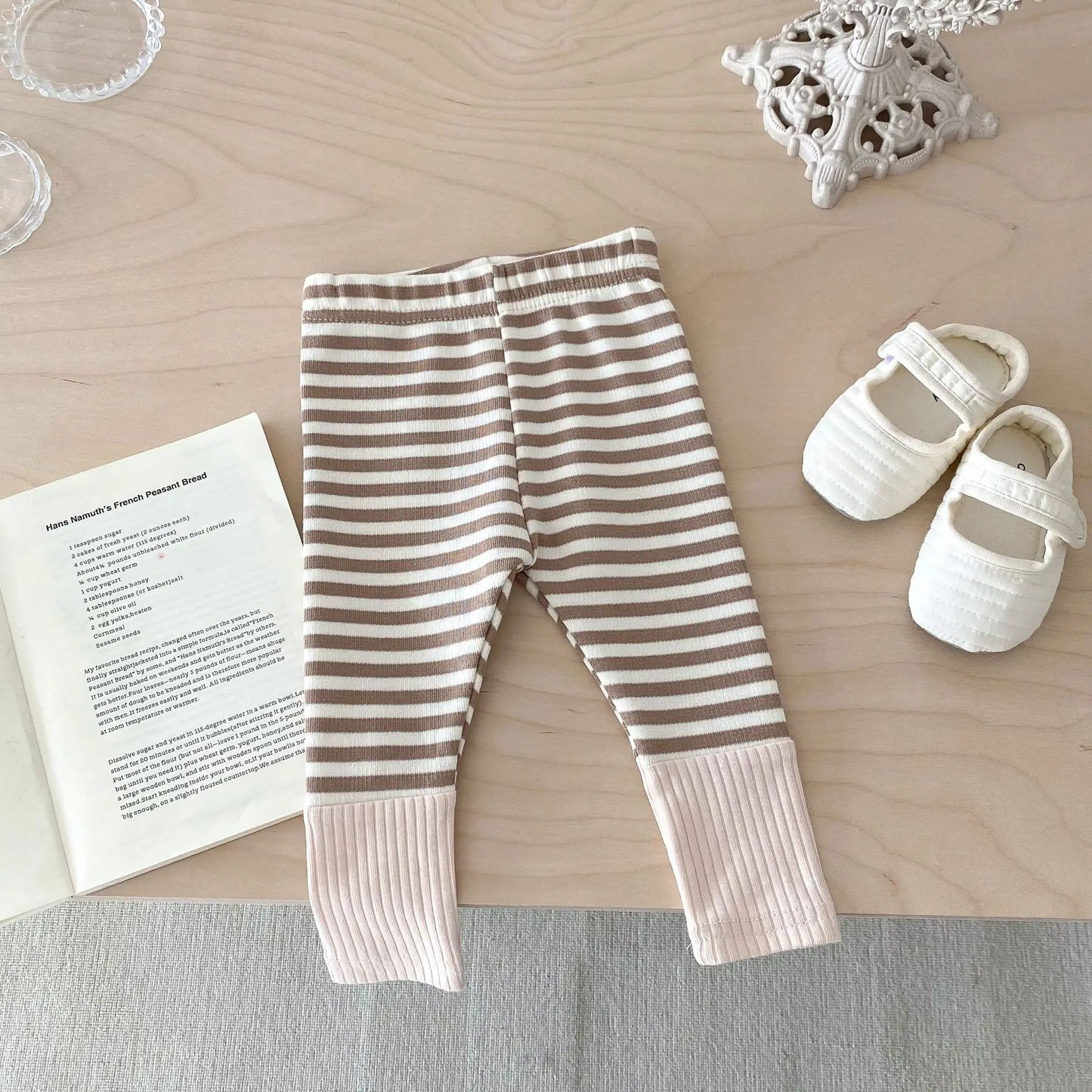 Newborn Striped Autumn Colored Bottoms