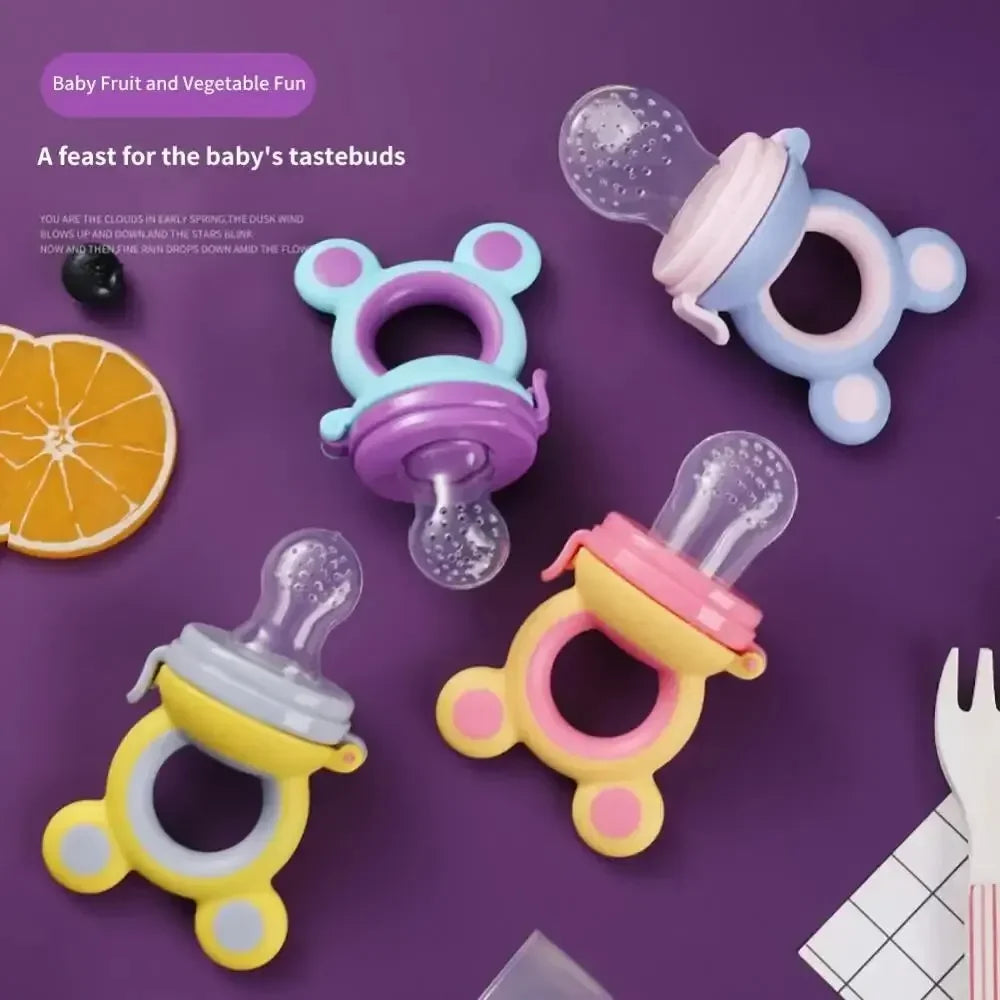 Fresh Fruit Silicone Baby Nibbler Feeder