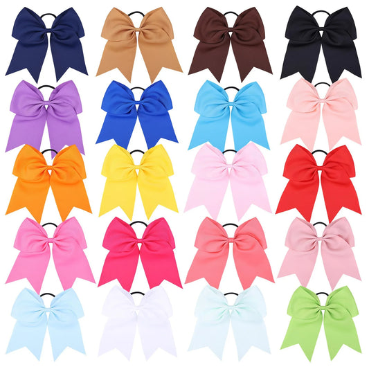 8-Inch Large Cheer Bow Hair Tie