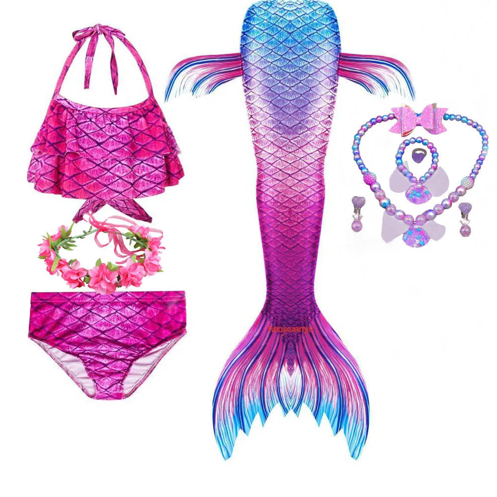 Mermaid Swim Costume with Tail