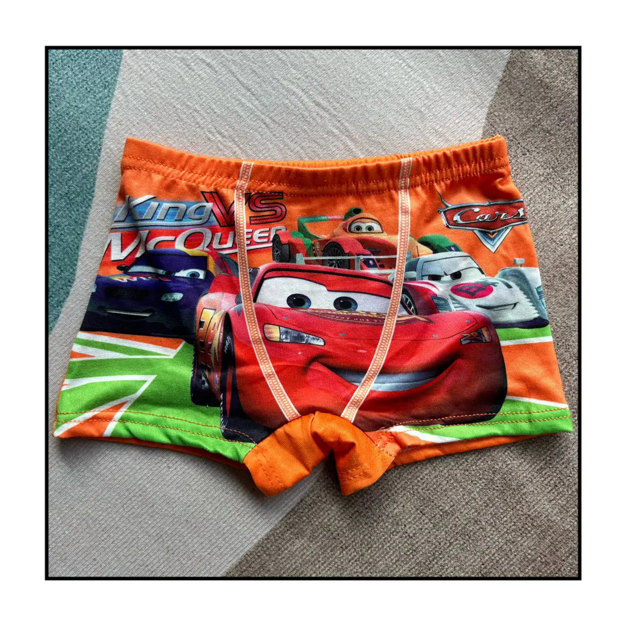 2-Piece Disney Cars Lightning McQueen Boys Boxer Briefs