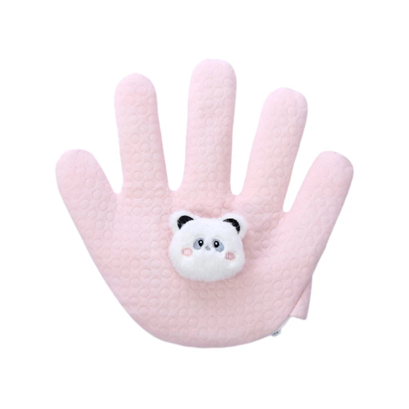 Cartoon Anti-Startle Hand Pacify Toy – Newborn Soothing Hand Pillow