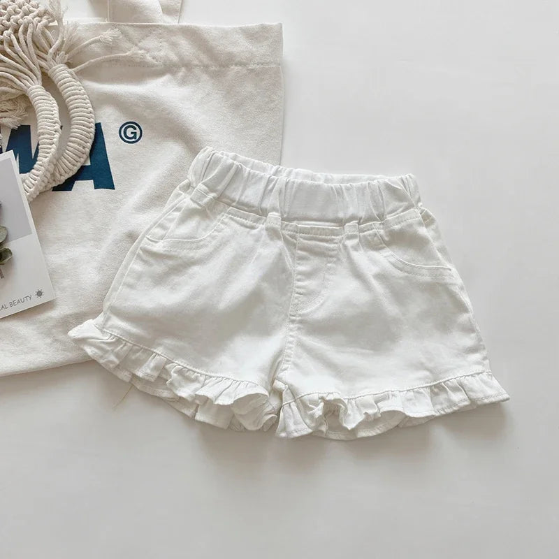 Girls' Summer Ruffle Shorts