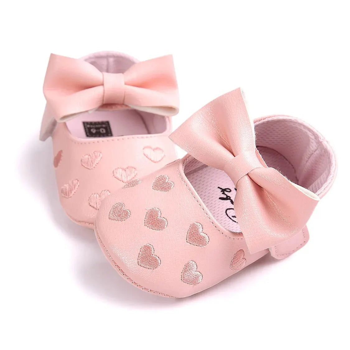 Heart Print with Bowknot Classic Dress Shoes