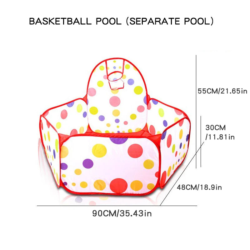 Bobo Ball Pit with Basketball Net