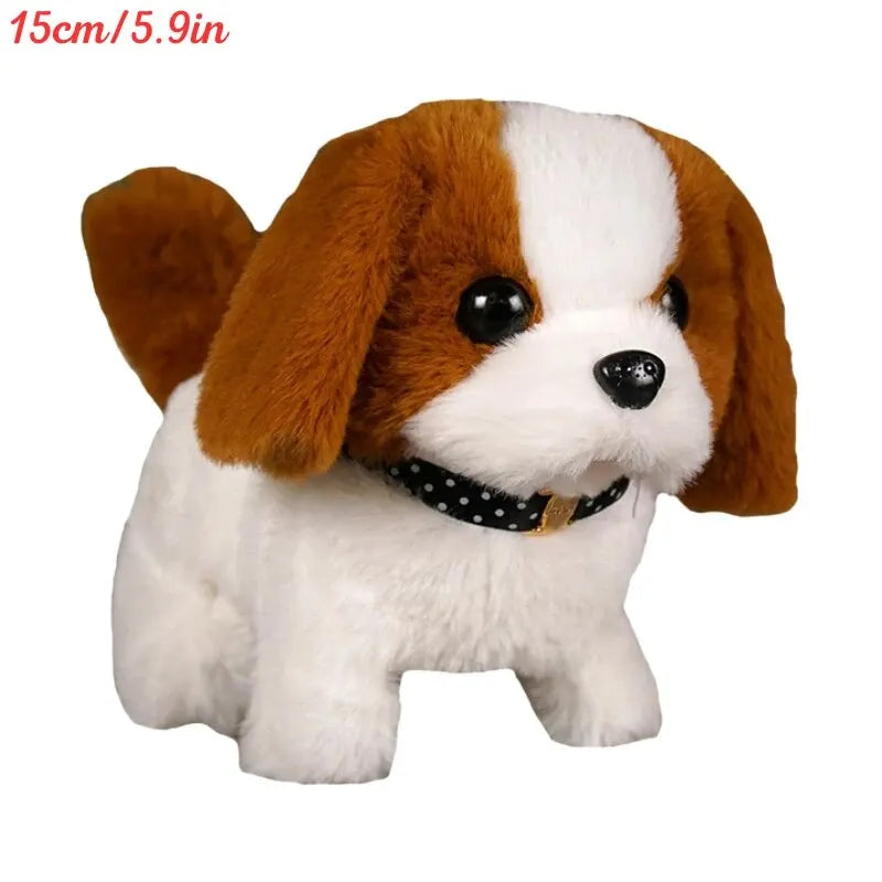 Electronic Walking and Barking Plush Dog Toy