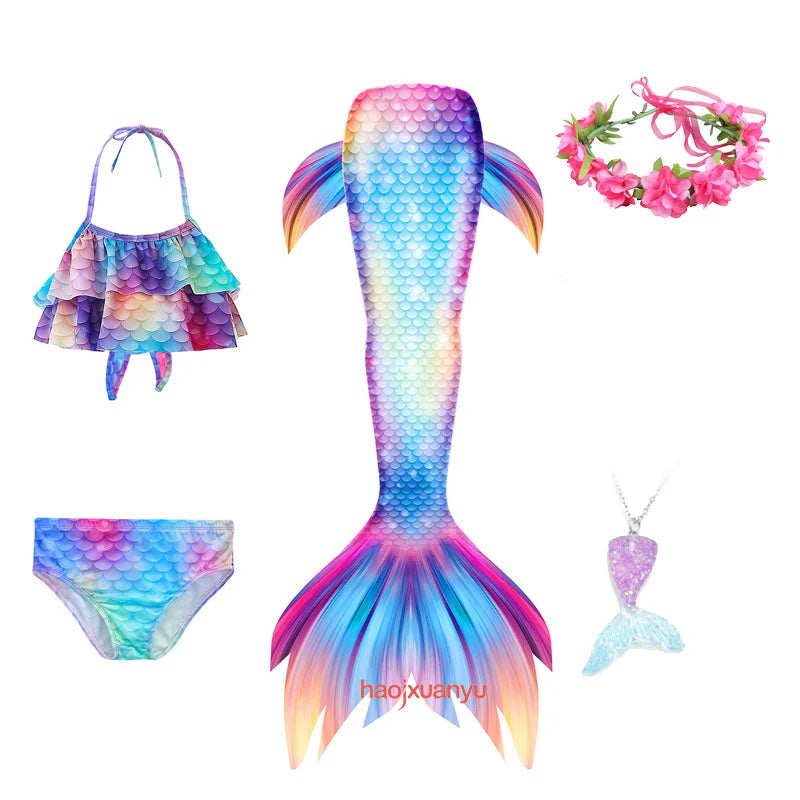 Mermaid Swim Costume with Tail