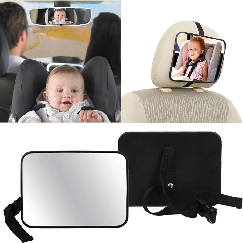 Adjustable Wide Car Seat View Mirror