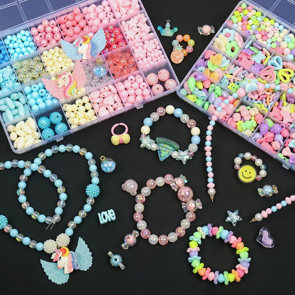 500pcs DIY Bracelet and Necklace Beads