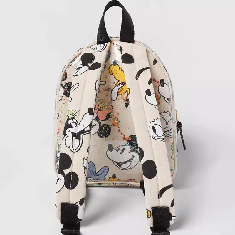 Disney Mickey Mouse Print Sequin Mini Backpack