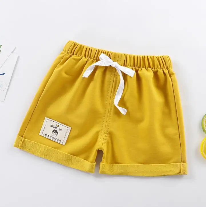 Solid Colored Summer Toddler Shorts