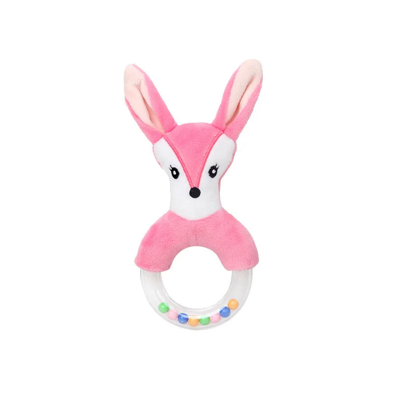 Plush Animal Hanging Rattle