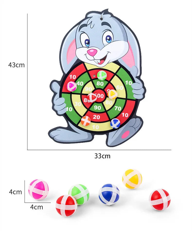 Cartoon Animal Sticky Dart Board