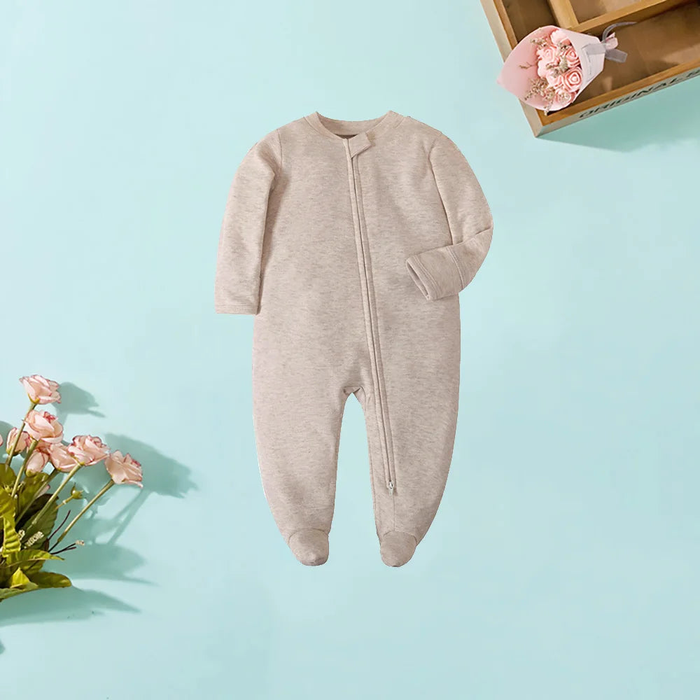 Newborn Solid Colored Onesie 3-9M