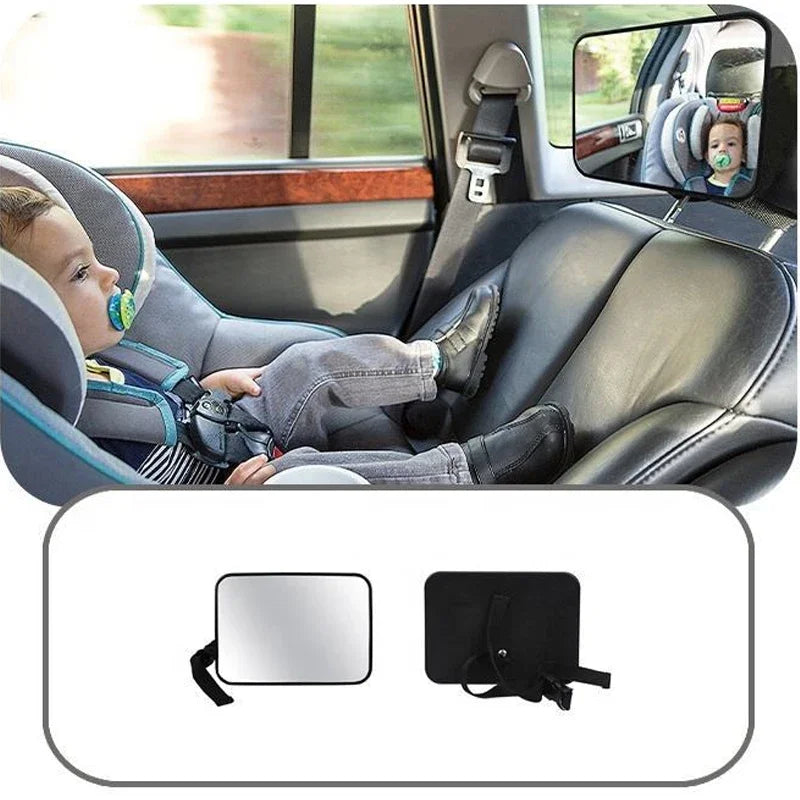 Adjustable Wide Car Seat View Mirror