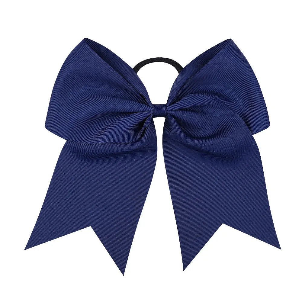 8-Inch Large Cheer Bow Hair Tie